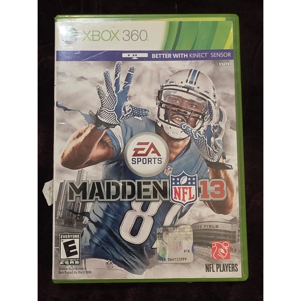 EA Sports Madden NFL 13 Xbox 360 Standard Blue Fair 1973203301
